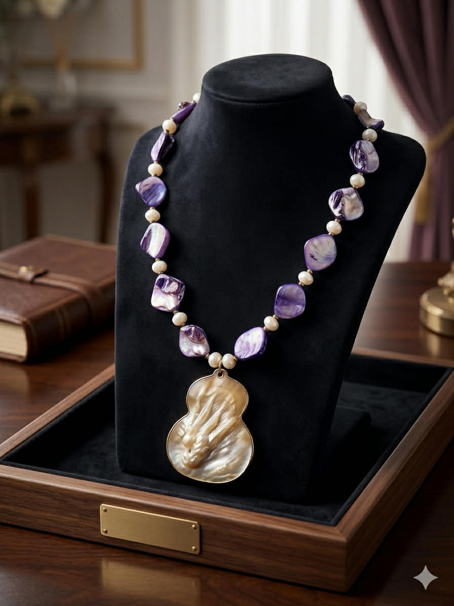 Un collier de luxe et élégant